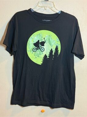 The Chive Tees ET Men’s Black Tee Sz Large